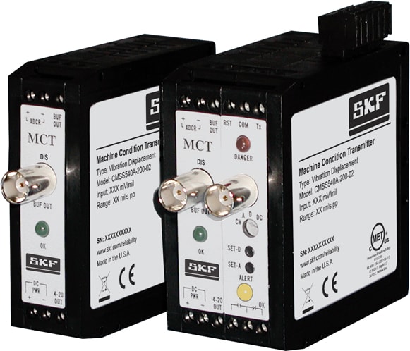 SKF CMSS 530-100A-MR-ISO Signal Transmitters / Converters / Preamps - Output Types (Signal Conditioning): 4-20 mA, Power (Signal Conditioning): DC