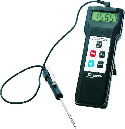 Comark DT20 - Digital Thermometer, F/C W/ATT55, Case