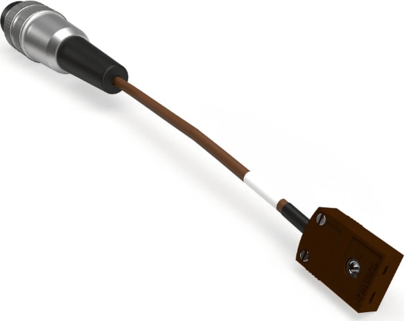 Comark KX9601 - Single Channel Type-T Adapter, 6-Pin Lumberg to 2-Pin Subminiature