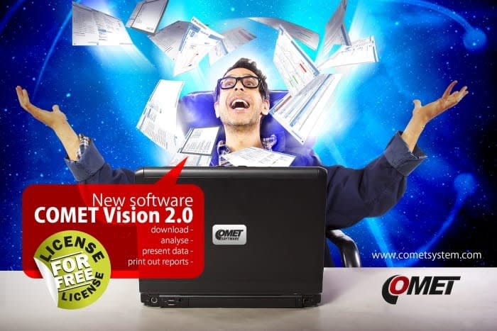 Comet CV - Analytical Software for Dataloggers and Multiloggers