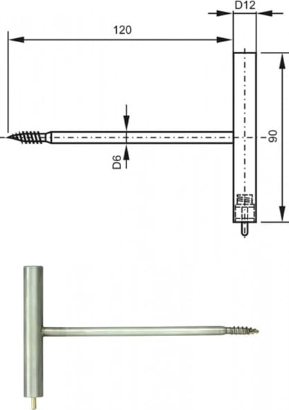 Comet SN214 - Special Probe 2071-80/0, without Connector