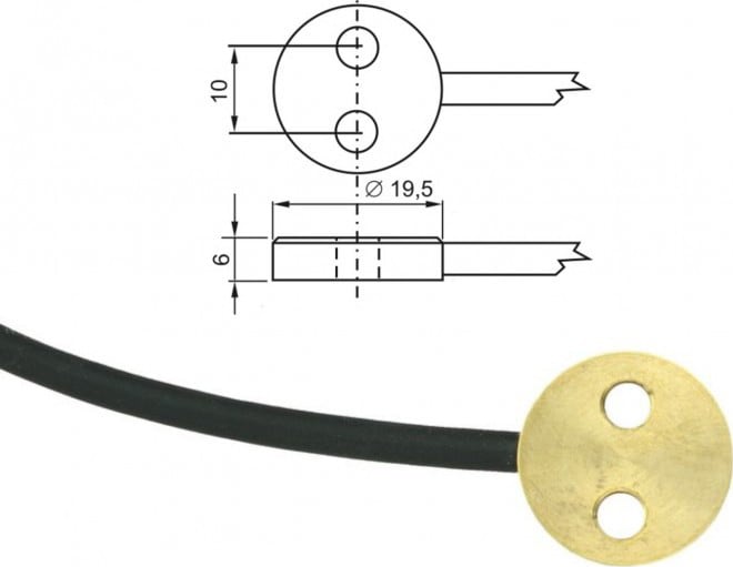 Comet SN165C - Temperature Probe Pt1000TG7/C, CINCH Connector