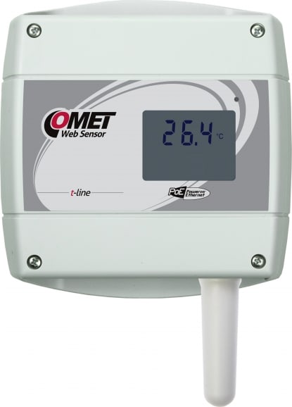 Comet T0610 - Web Sensor with PoE, Remote Thermometer with Ethernet Interface