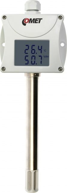 Comet T3113 - Temperature and Humidity Duct Probe, with 4-20mA Output