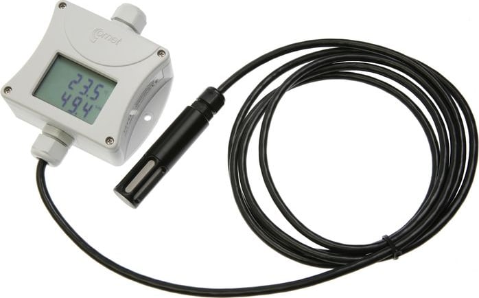 Comet T3319P - Industrial Temperature and Humidity Transmitter, RS232 Output