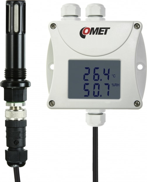 Comet T3419P - Compressed Air RH+T Transmitter with RS485 Output