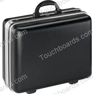 B&W compact-Black-P Robust Aluminium Framed ABS Tool Case with Interior Dimensions