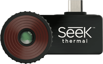 Seek Thermal CompactPRO USB-C Building and Industrial Thermal Imagers - Detector Size: 320 x 240 Sensor, Thermal Sensitivity: 70, Temperature Range Max: 626 F