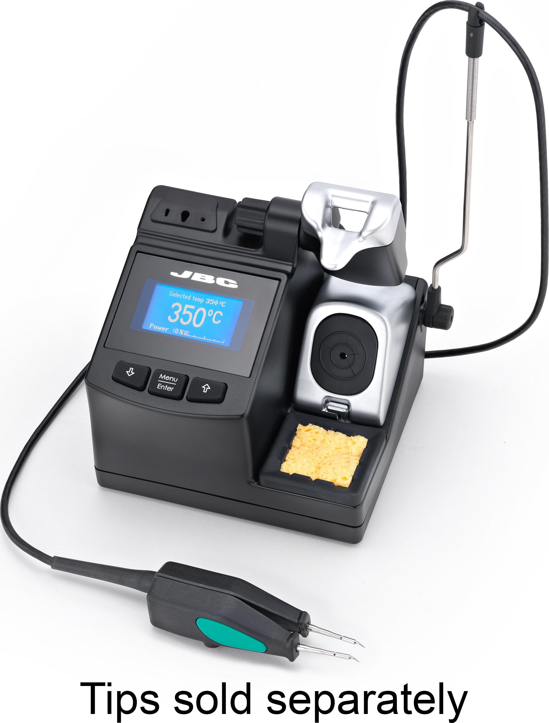 JBC CP-1QE - Compact Series, Micro Tweezer Station with AM120 Tweezer (Tips Sold Separately)