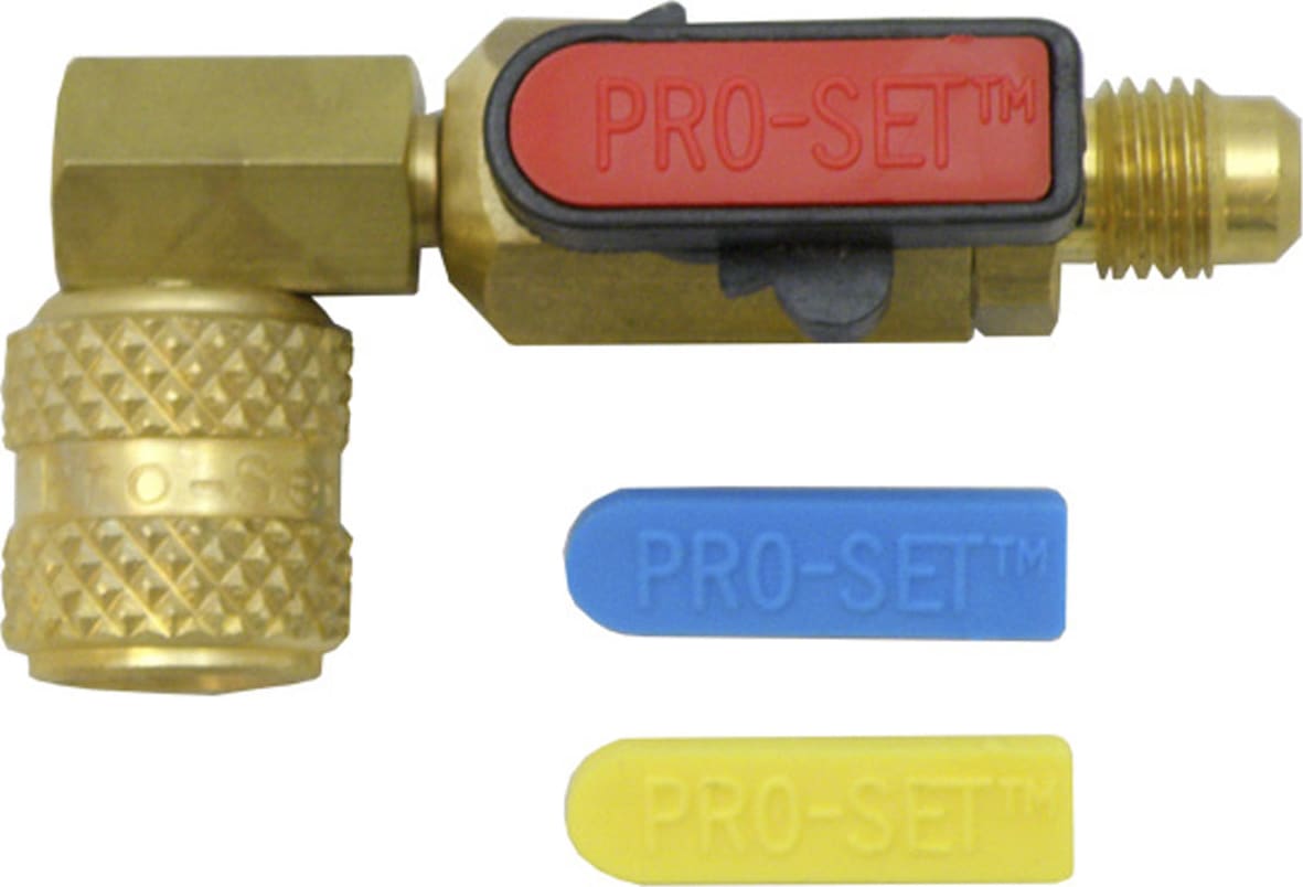 CPS BV41090A - 1/4' SAE Male x 5/16' (1/2' - 20 UNF) Female 90 Degree Ball Valve