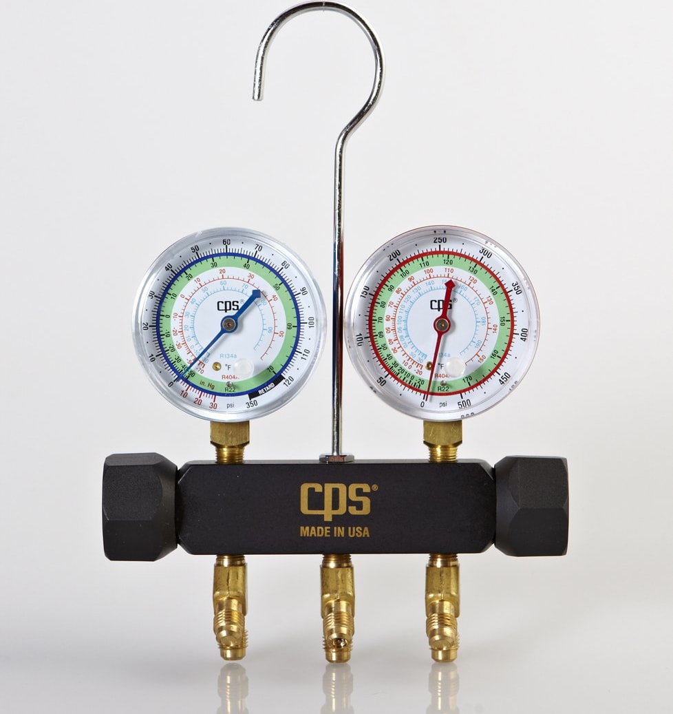 CPS MBD - Pro-Set Triple Seal, 2 Valve Manifold Black Body, without Hoses