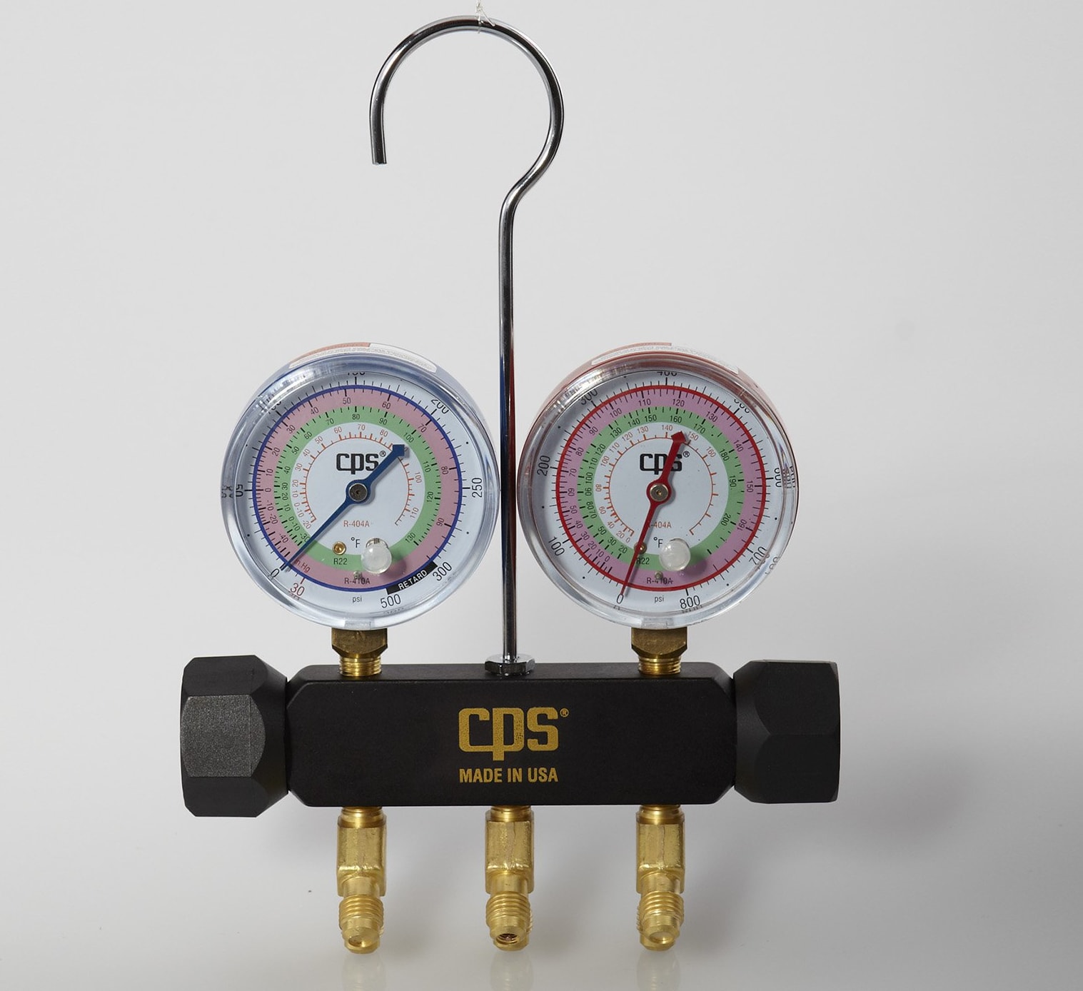 CPS MBH - Pro-Set Triple Seal, 2 Valve Manifold Black Body, without Hoses