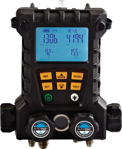 CPS MD100W - Four Valve Wireless Digital Manifold with Clamp Probes