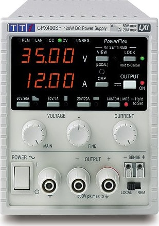 Single 420W 'PowerFlex' Max 60V or 20A USB/RS232/LAN(LXI)/GPIB - OPEN BOX - FULL WARRANTY