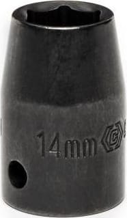 Crescent CIMS14N - Standard Impact Socket, Metric, 1/2' Drive, 6 Point, 14mm Size