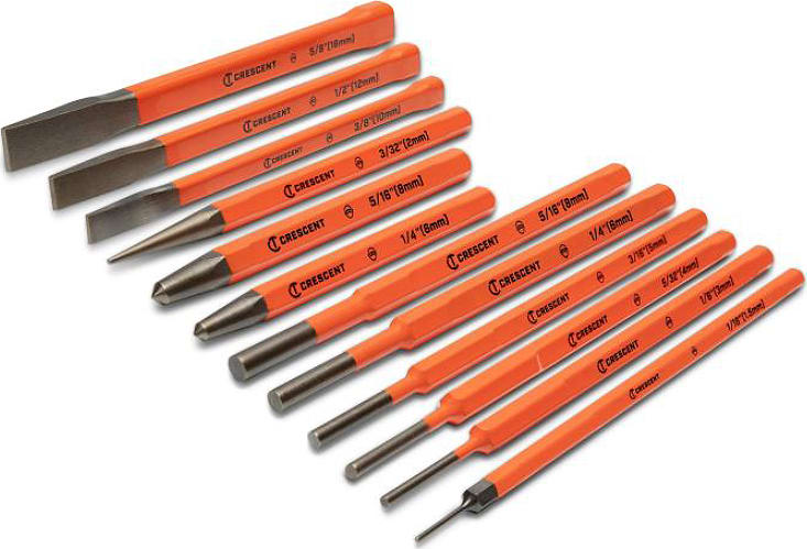 Crescent Nicholson CPCCHS12 - 12 Piece Punch and Chisel Set