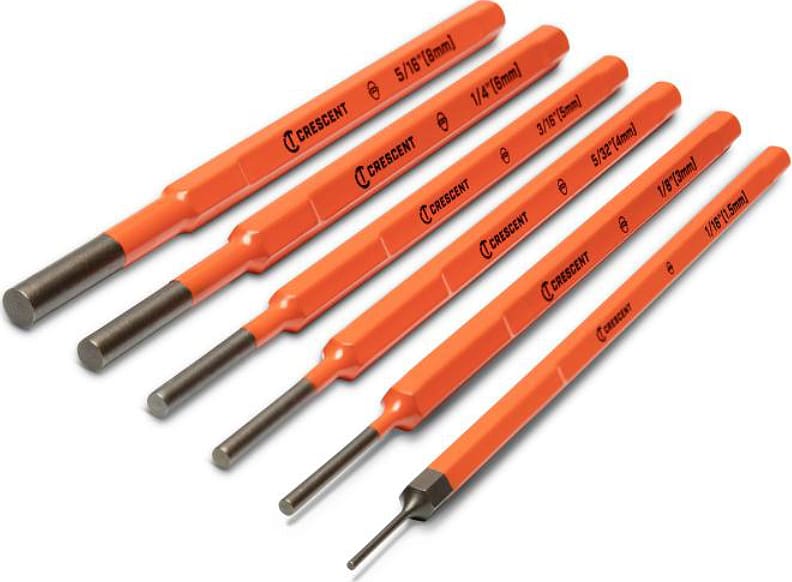 Crescent Nicholson CPPS456 - 6 Piece Pin Punch Set
