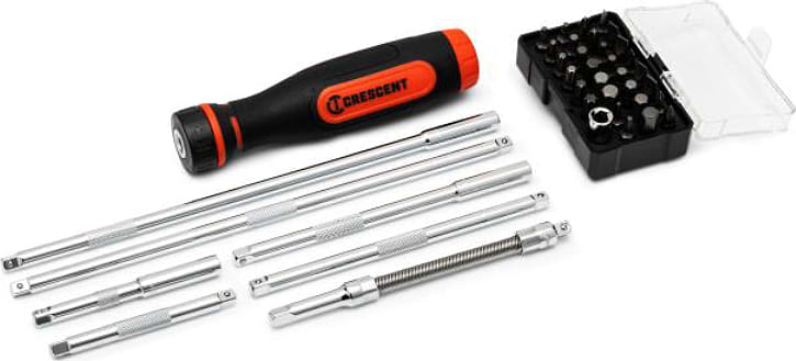 Crescent Nicholson CRBSDS39PC - 39 Piece Ratcheting Bit Driver Set