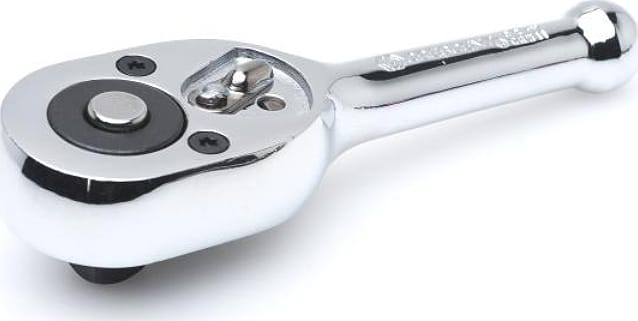 Crescent Nicholson CRW11 - 3/8' Drive 72-Tooth Stubby Quick Release Teardrop Ratchet 4-1/2'