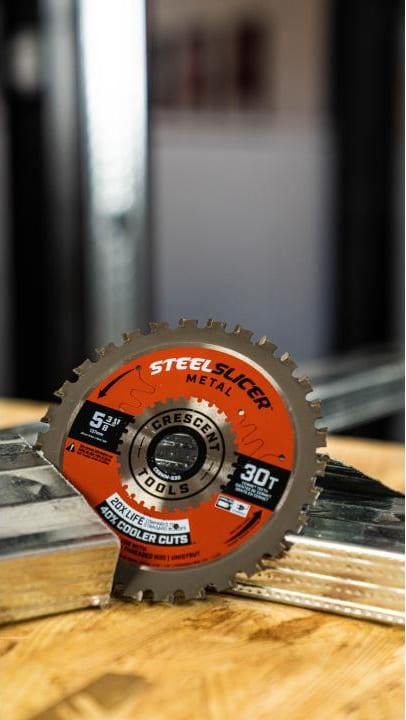 Crescent Nicholson CSBMM-530 - 5-3/8' x 30-Tooth SteelSlicer Medium Metal Circular Saw Blade