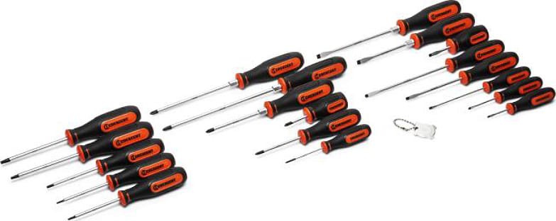 Crescent Nicholson CSDS20PCSET - 20 Piece Dual Material Screwdriver Set