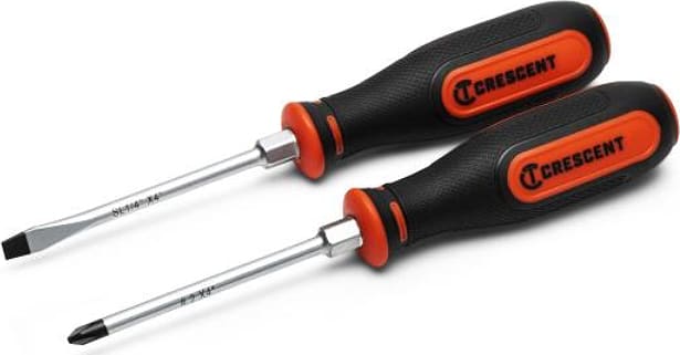 Crescent Nicholson CSDS2PCSET - 2 Piece Dual Material Screwdriver Set