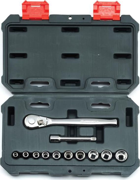 Crescent Nicholson CSWS14SAE12 - 12 Piece 1/4' Drive 6 Point SAE Mechanics Tool Set