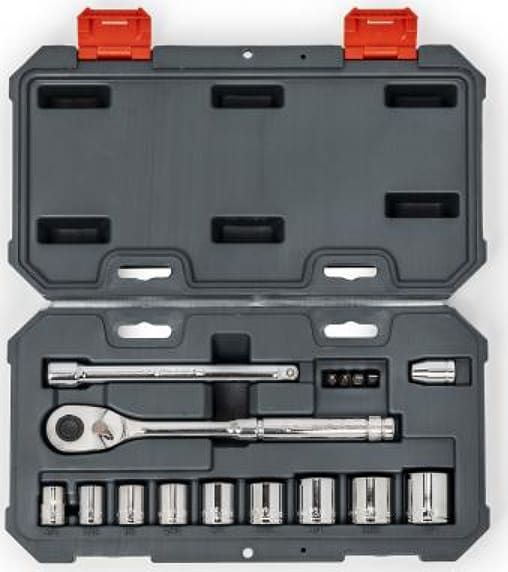 Crescent Nicholson CSWS6C - 16 Piece 3/8' Drive 12 Point SAE Mechanics Tool Set