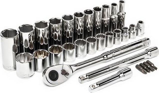 Crescent Nicholson CSWS8C - 30 Piece 3/8' Drive 6 and 12 Point SAE Mechanics Tool Set