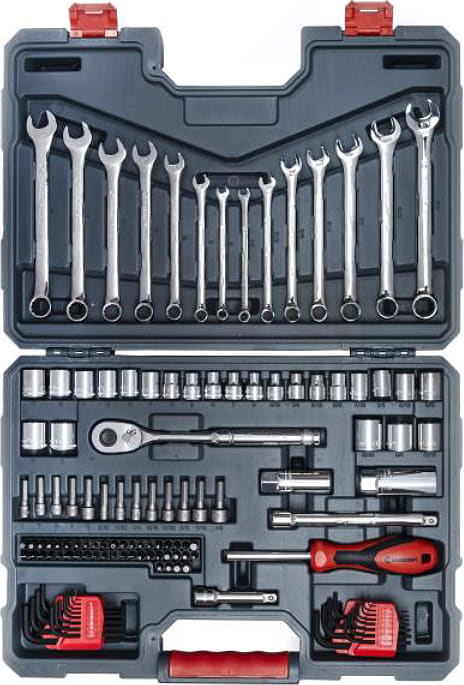 Crescent Nicholson CTK128C - 128 Piece 3/8' Drive 12 Point Standard SAE/Metric Mechanics Tool Set