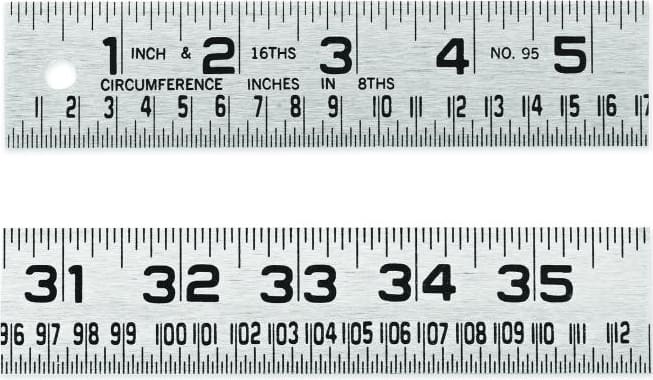 Crescent Lufkin 953FTN - Rule, Steel, Tinner's Circumference, 1-1/4' x 3'