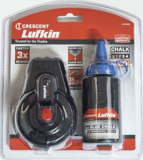 Crescent Lufkin CLP100B - Chalk and Reel, Blue Chalk, Classic, 100'