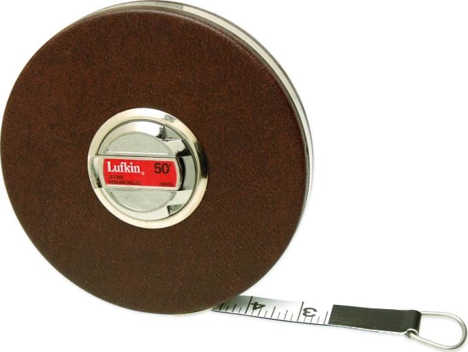 Crescent Lufkin HD406N - Tape Measure, Hi-Line, Fiberglass, Heavy-Duty, 5/8' x 100'