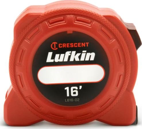 Crescent Lufkin L616-02 - Power Tape Measure, SAE, Steel, 3/4' x 16'