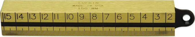 Crescent Lufkin T150MMN - Plumb Bob, Outage Solid Brass, Square, Metric, 20 oz.