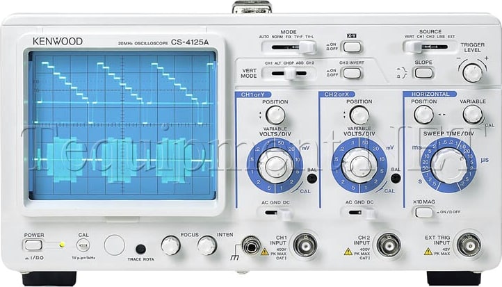 Kenwood CS-4125A 20MHz 2-Channel Oscilloscope