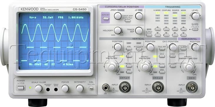 Kenwood CS-5450 50MHz 3-Channel Oscilloscope