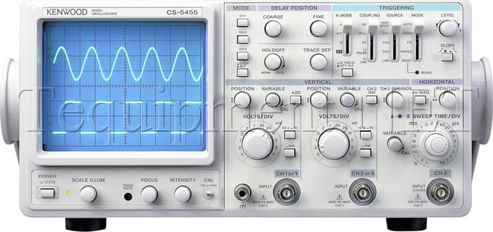 Kenwood CS-5455 50MHz 3-Channel Oscilloscope