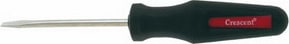 Crescent CSD44V - Screwdriver, Slotted, Carded, Dual Material, Red/Black Grip, 1/4in x 4in