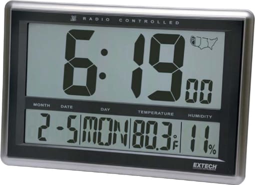 Extech CTH10 Wall Clock Hygro-Thermometer