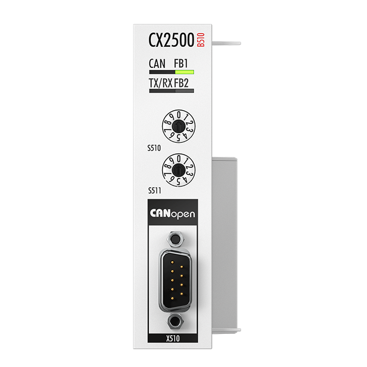 CX2500-B510 | Подчиненный модуль полевой шины CANopen для CX20xx, CX52x0, CX53x0, CX56x0