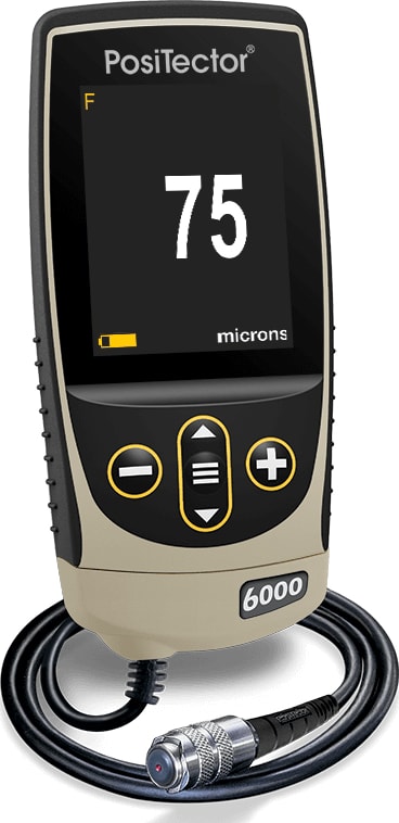 DeFelsko PosiTector 6000 NAS1 - Coating Thickness Gage, Standard, Non-Ferrous, 0-25 mils / 0-625 μm