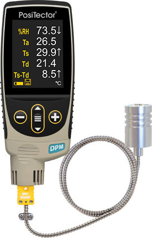 DeFelsko PosiTector DPMS1-G - PosiTector DPM S1 Standard Dew Point Meter K-type Sensor