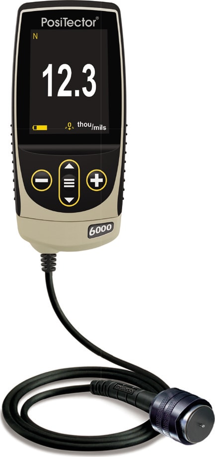 DeFelsko PosiTector 6000 NKS1 - Coating Thickness Gage, Standard, Non-Ferrous, 0-500 mils / 0-13 mm