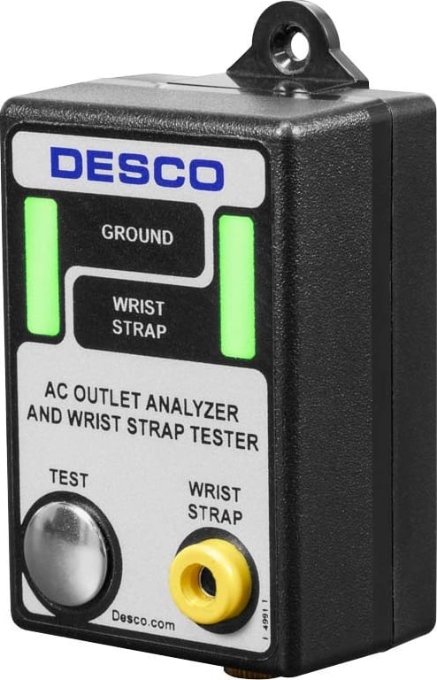 Desco 98133 - AC Outlet Analyzer and Wrist Strap Tester