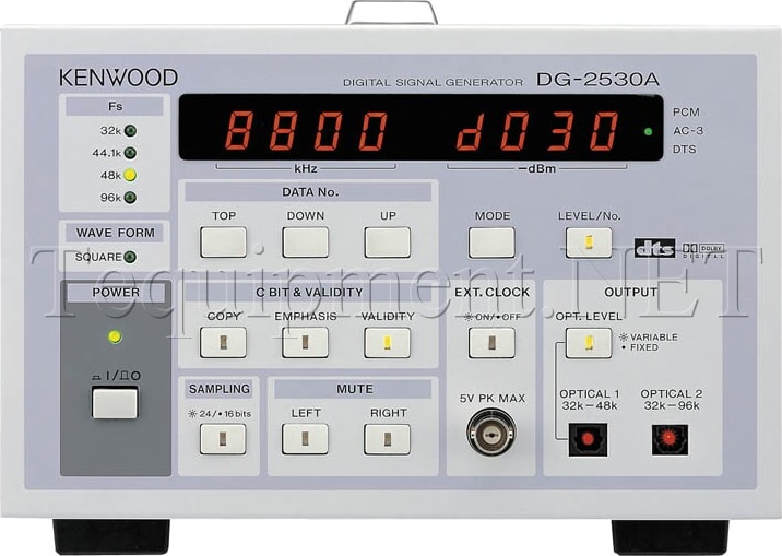 Kenwood DG-2530A Digital Signal Pattern Generator W/96khz Sampling, W/ac-3, Dts