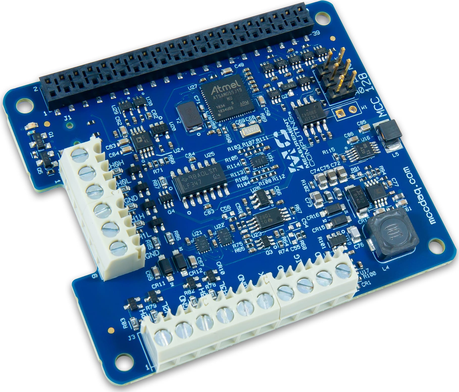 Digilent MCC 128 - 16-Bit Voltage Measurement DAQ HAT for Raspberry Pi