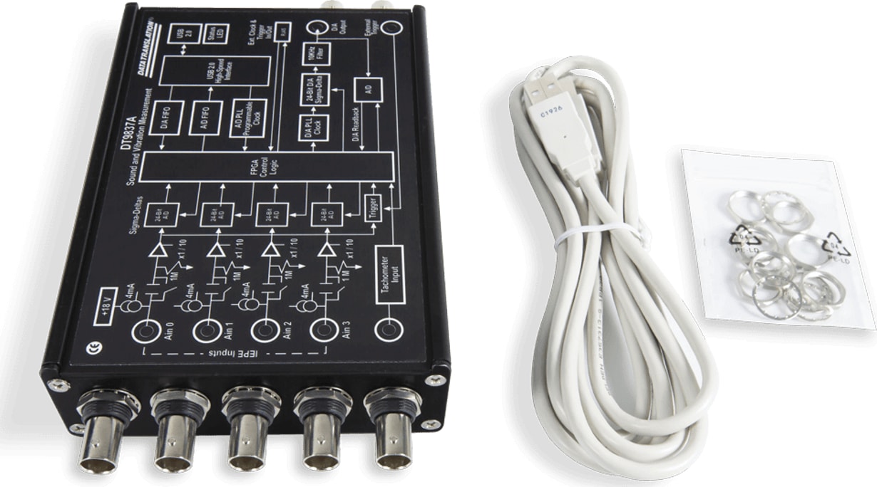 Digilent MCC DT9837B - Dynamic Signal Analyzer, 105.4 kS/s/ch
