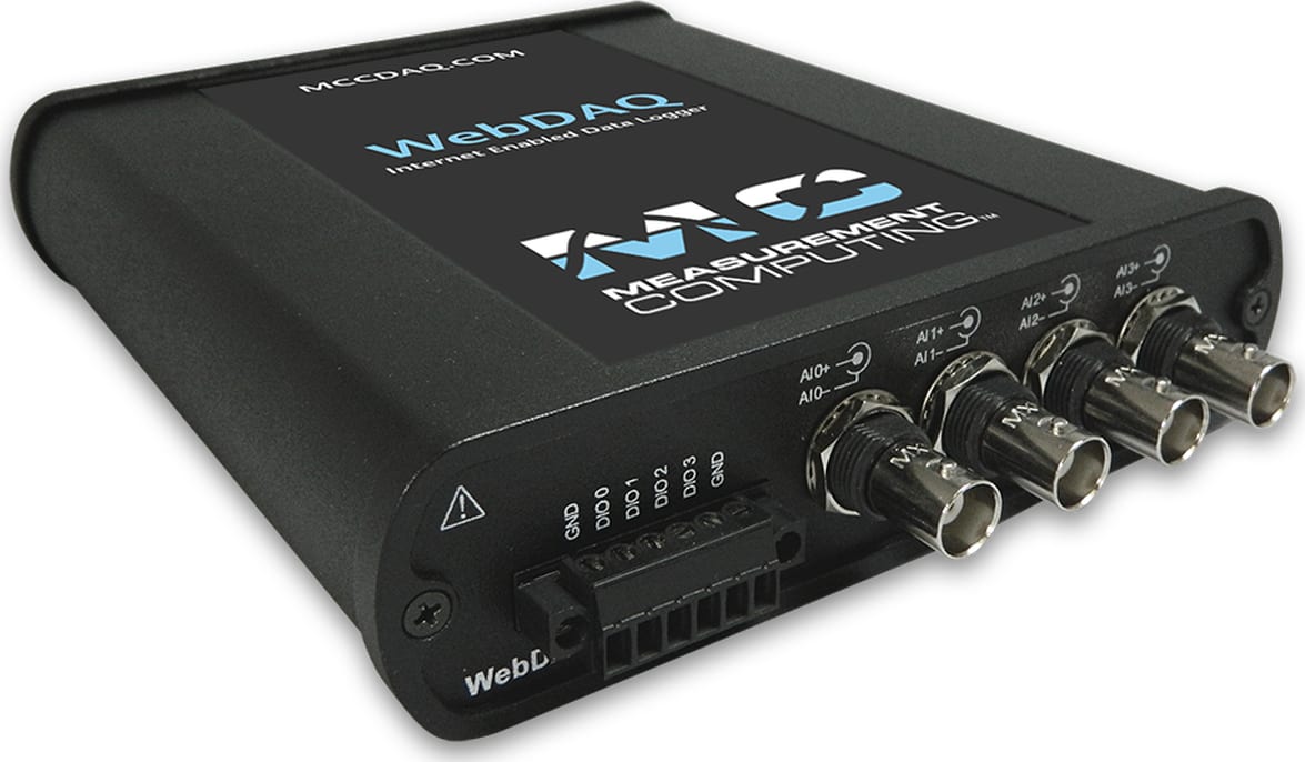 Digilent MCC WebDAQ 504 - Internet Enabled Vibration-Acoustic Data Logger