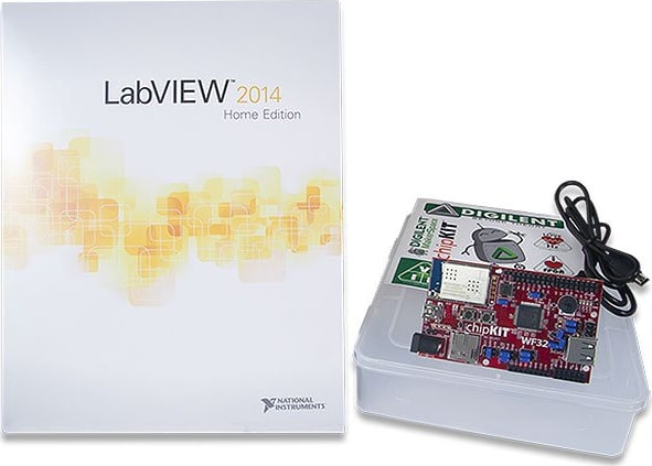 Digilent Physical Computing Kit - WF32 microcontroller board